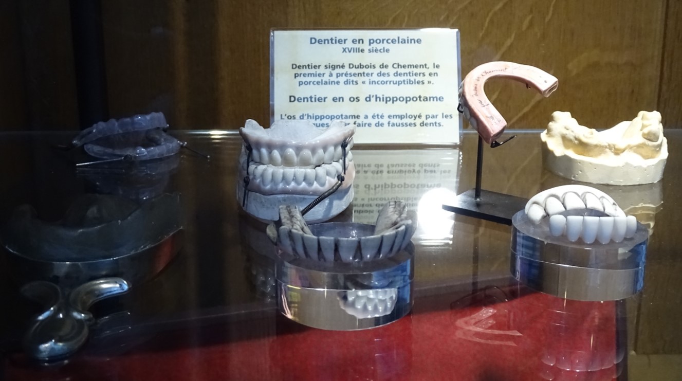 Musée de l'art dentaire, dentiers du XVIII siècle - Dentaire Service